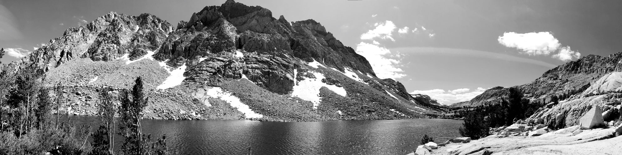 Mountain and lake